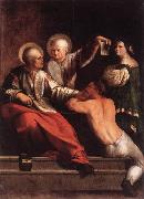 DOSSI, Dosso St Cosmas and St Damian dfg oil painting on canvas